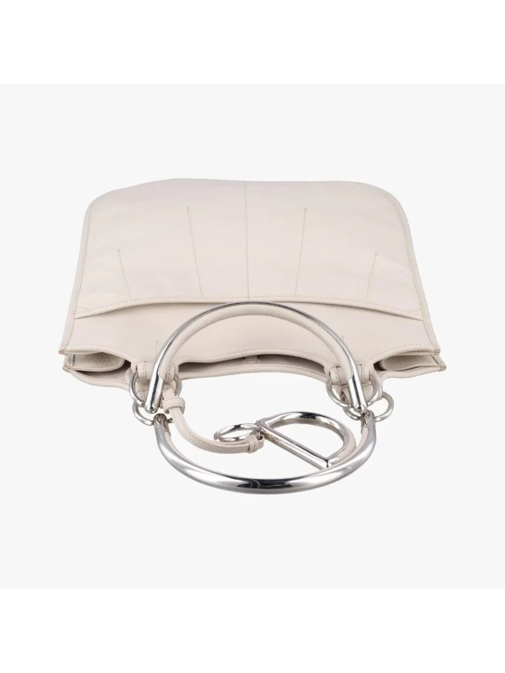 Dior 61 Hobo White Leather 17 BO